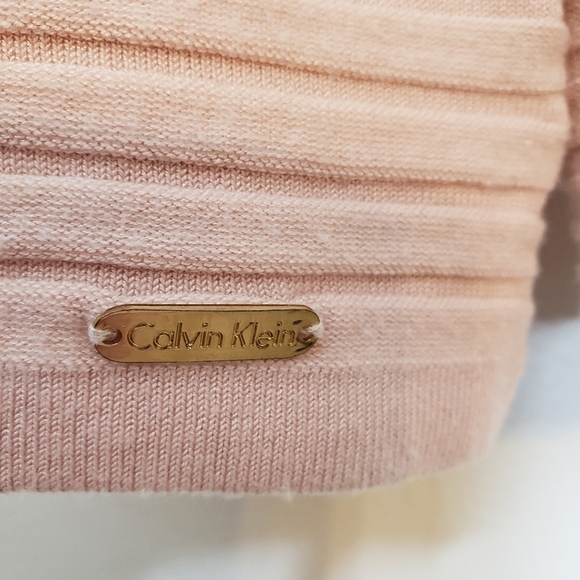 Calvin Klein Bell Sleeve Blouse Top Bohemian Cottagecore Barbiecore Designer - Picture 6 of 15